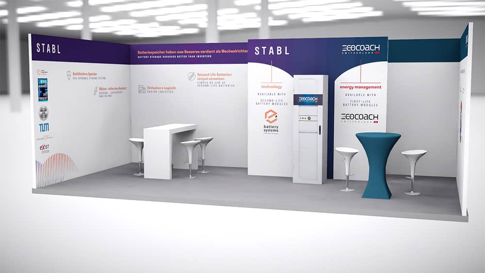 3D Visualisierung Messestand BeMatrix System