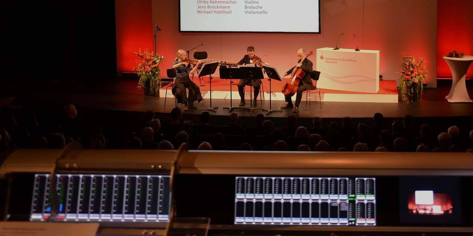 Konzert auf der Bühne des Rheinischen Kulturpreises